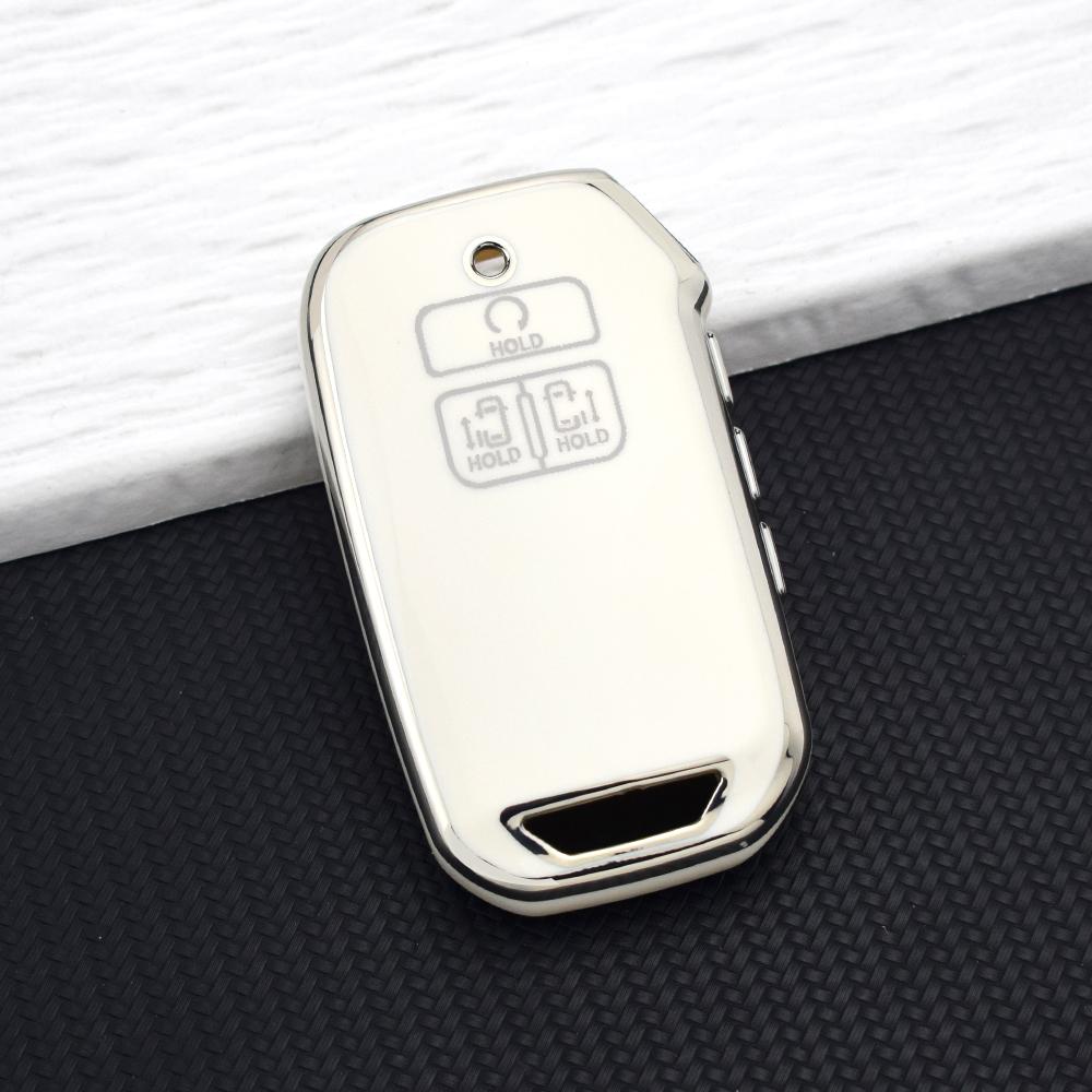 7 Buttons TPU Car Key Fob Case Cover Shell for Kia K5 Sportage R Sorento Carnival Cerato Stinger Fourth Generation Key Chain Set