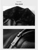Herren 2024 Lammfelllederjacke: Herbst-/Winter-Stil mit Plus-Samt und Verdickungsmerkmalen.