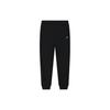 Solid Color Logo Drawstring Cuffed Casual Pants Women Bottoms Black F11W318608F-BK