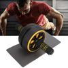 Abdomen Fitness Roller Household Detachable Handle Abdominal Exercise Equipment ToolYellow