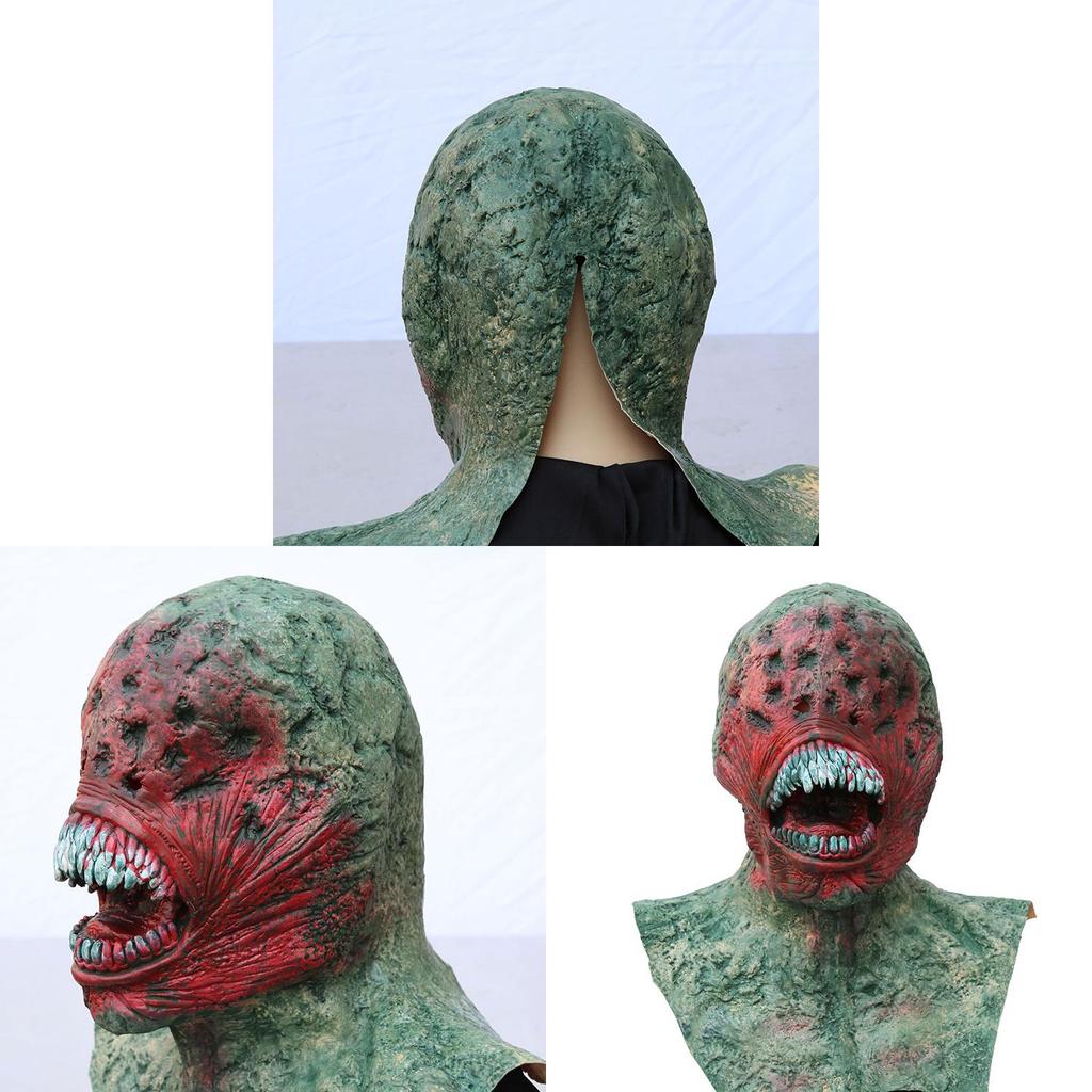 Horror Latex Masker Voor Halloweenfeest Schrikattributen Met Realistische Gezichtsbekleding Voor Volwassenen