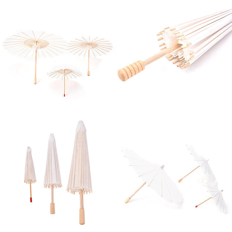 1 Pcs Paper Umbrella Kids Diy Accessory Chinese Traditional Craft Decoration