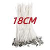 100 Pezzi Stoppini per Candele in Cotone Puro Senza Fumo Fai da Te Anima in Cera Anima in Cotone Intrecciata Linea di Cera per Lampade a Cherosene per Candele da Te Light Candele Galleggianti