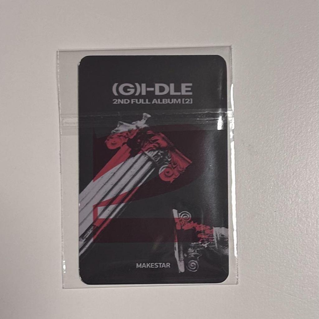 [USED] I-DLE Miyeon Autographed Trading Card