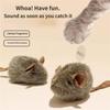 Intelligent Sensing Squeaky Mouse Cats Toy with Automatic Sensors Design For Indoor Cats Entertainment Mental Stimulation