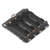 4 Slot Lithium Battery Holder Shield Case Battery Development Board with Overcharge Protection DC 5V