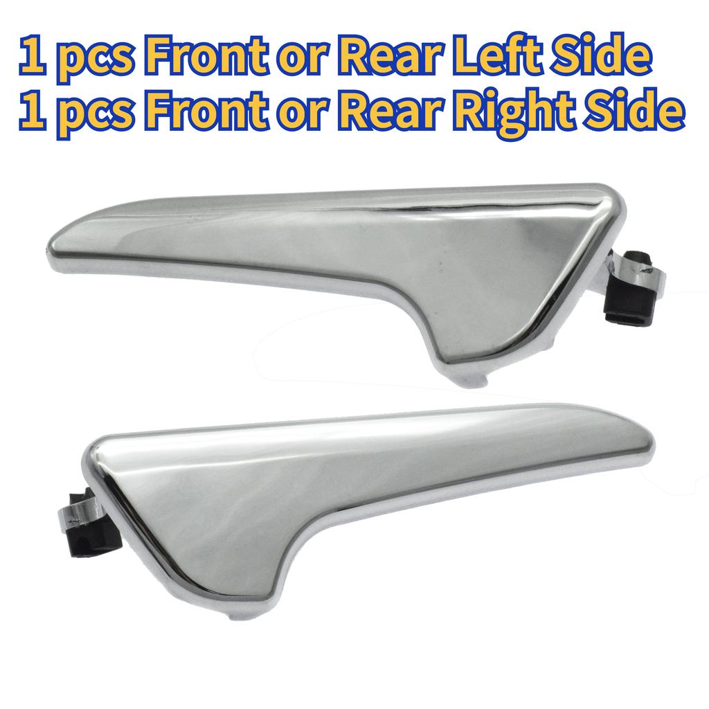 Chrome Front Rear Left Right LH RH ide Door Handle Pull For Mercedes-Benz W169 A150 A170 A180 A200 & W245 B150 B170 B180 B200