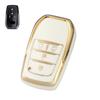 LETINGFAR Key Case for Toyota, Smart Key Case, Key Cover, Soft TPU Material, 4