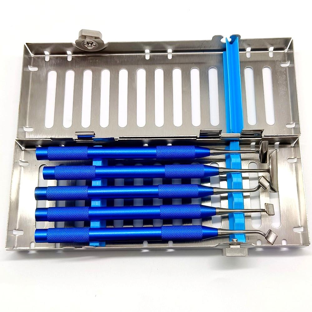 Dental Implant Soft Brushing Kit Dental Surgical Lingual Flap Tool Periosteal Reducer Incision Periosteal Separator