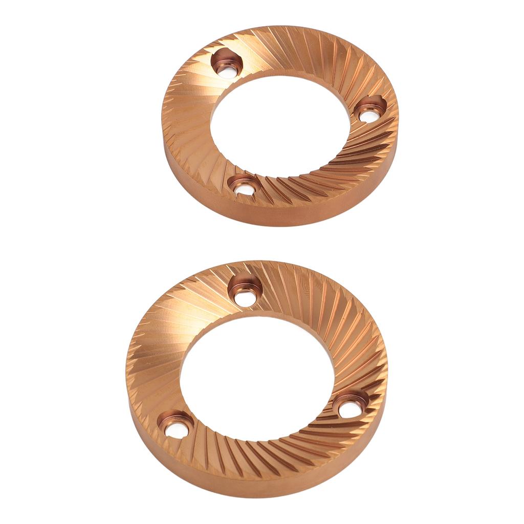 2PCS Coffee Grinder Flat Burr 64mm Titanium Plated Multi Purpose Flat Burr for DF64 DF64P DF64E
