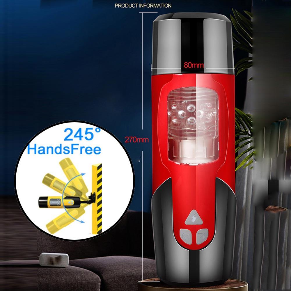 Pusyy Automatic Man Blowjob Vigina Realistic Vagina Thrusting Sex Toy for Men Suction Cup Women Vibrator Manko Set CRW1