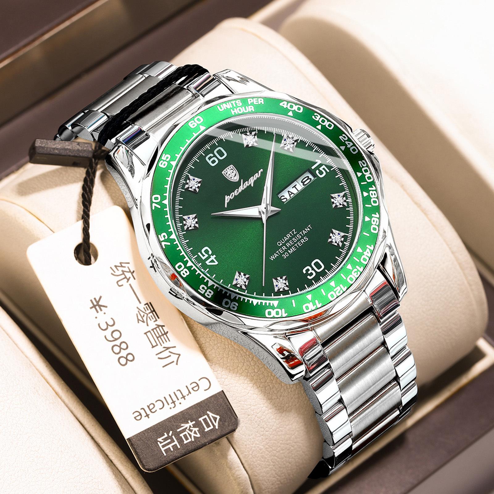 Men S Watch Fashion Waterproof Luminous Quartz Watch
