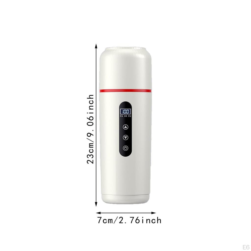 Biloppvarming Reisekopp 12V/24V Bærbar vannkoker for kaffemelk te