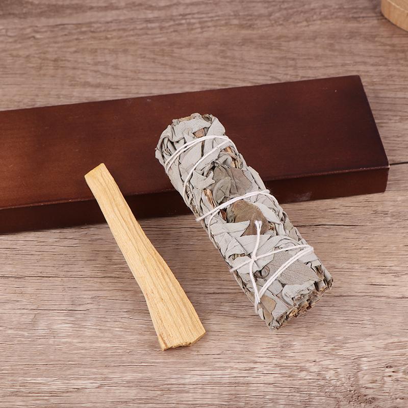 10Cm White Sage Bundle California Energy Smudge Stick For Spiritual Incense Stick Burning Aromatherapy Energy Cleansing Bundles