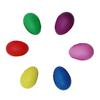 6Pieces Eggs Shakers Musical Instrument Percussions Maracas Eggs Kids Toy Colorful Eggs Shaker for Learning DIY Painting