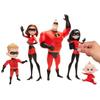 The Incredibles 2 Figure Set of 5 and 12-inch (Disney Pixar) Mr. Incredible, Elastigirl, Violet, Dash, Jack-Jack