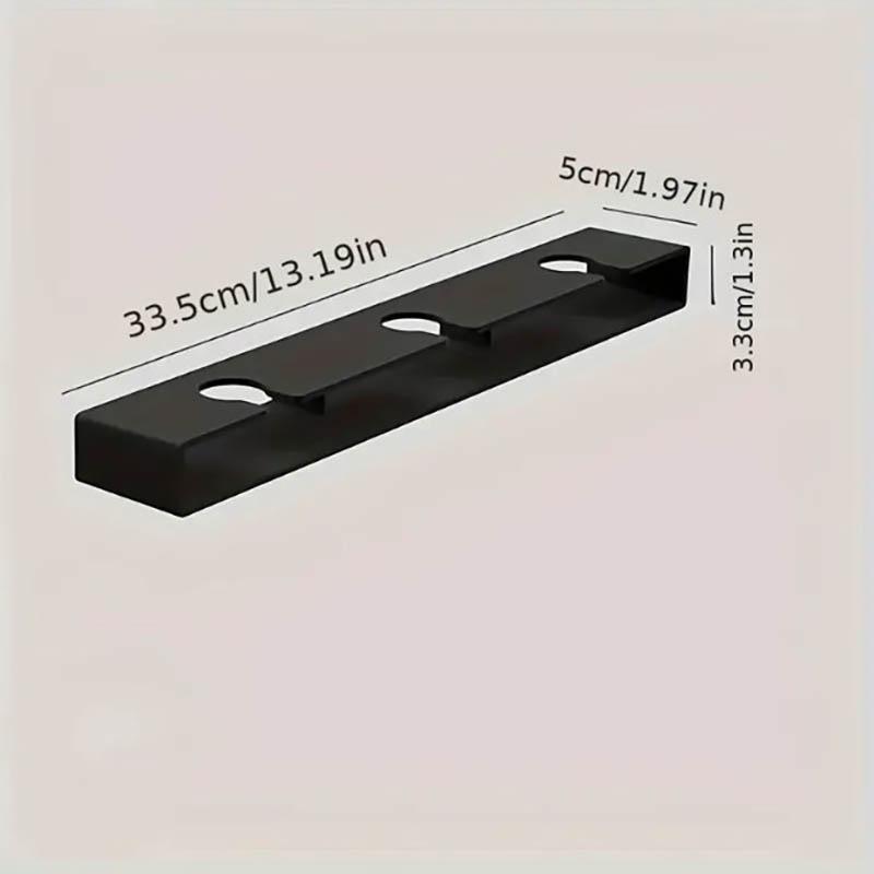 Space-Saving Under Cabinet Wine Glass Holder Multifunctional Stemware Rack for Kitchen Bar Storage Kitchen Storage Rack
