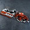 Sticker Decals Parts Sunscreen and Waterproof PVC Cover Scratches for Jeep Sticker Off Road Graphic Vinyl Stickers 4X4 Exterior AMV1