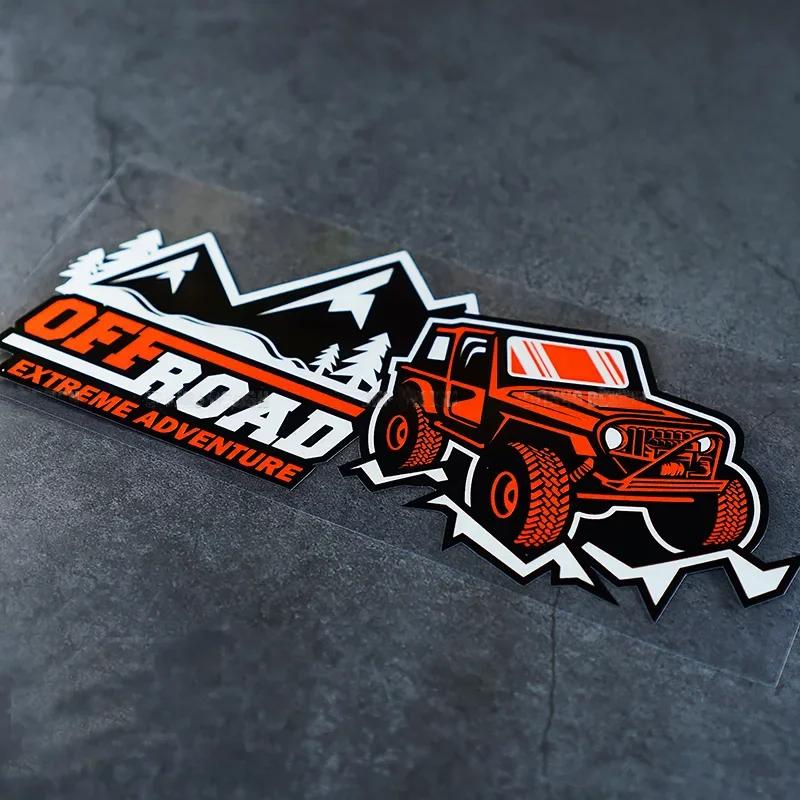

Sticker Decals Parts Sunscreen and Waterproof PVC Cover Scratches for Jeep Sticker Off Road Graphic Vinyl Stickers 4X4 Exterior 15 cm