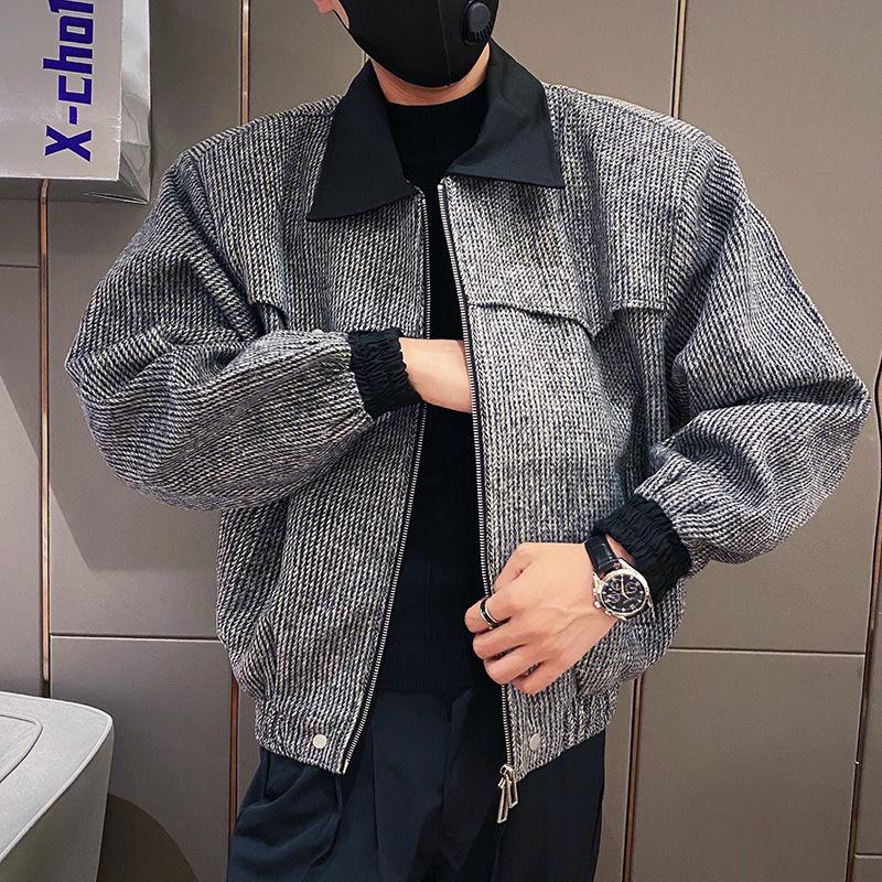 New Autumn Wool Jacket Casual Men's Top Wool Coats