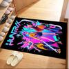 Huntrx: Future Bass Vibes Square rugs are a great choice for living rooms, bedrooms, home décor, and as gifts.