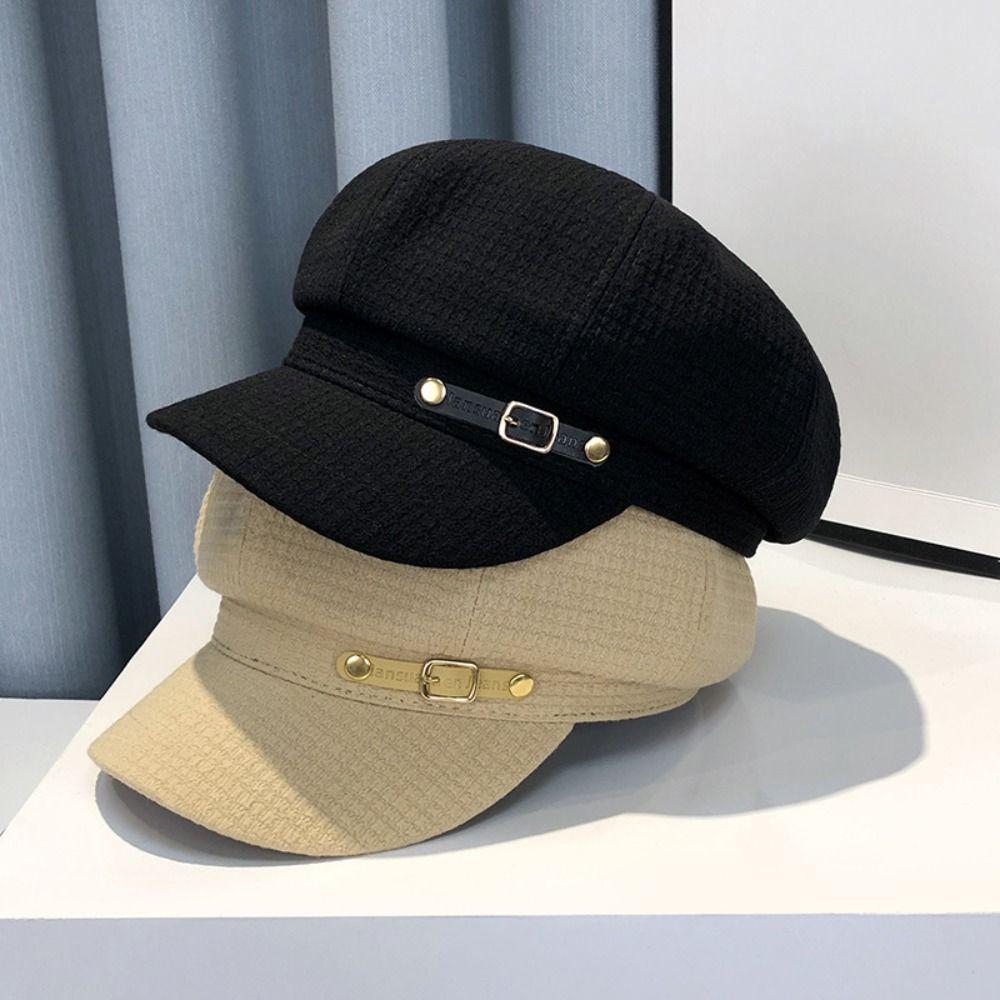 New Octagonal Newsboy Hat Retro Accessories Berets Caps Fashion Designer Bonnets Hats Women