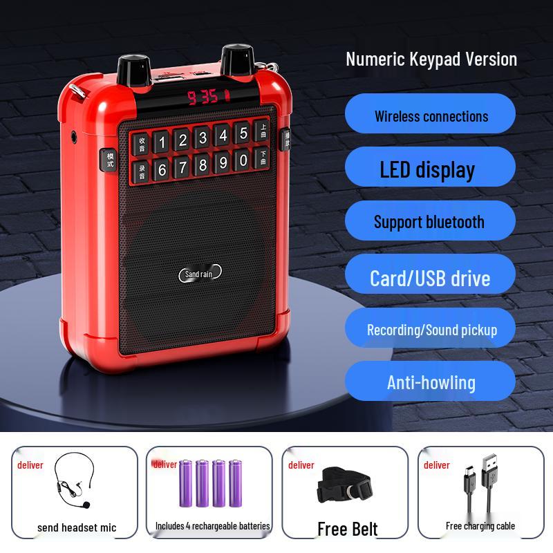BeeSpeaker: Wireless Bluetooth Microphone for Teachers, Tour Guides, Lecturers - Classroom & Lecture Audio Amplifier