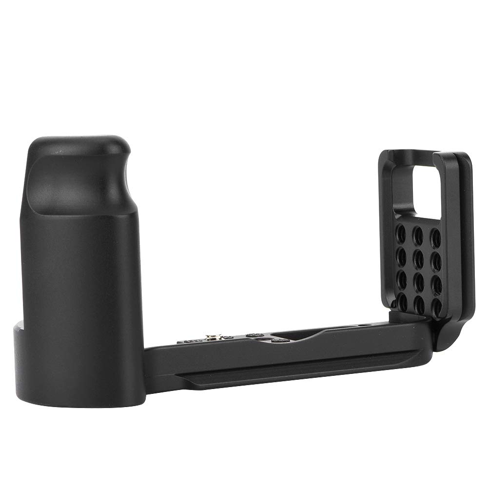 Flash Hot Shoe Mount Bracket Camera Hand Grip for Fujifilm and Mirrorless Cameras L-shaped X-A3 X-A5 (Black)