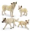 Simulation Waldtier Weißwolf Grauwolf Modell Spielzeug Sibirischer Wolf König Nordamerikanischer Weißwolf Desktop Dekoration Ornament