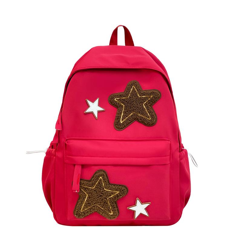 Schoolbag Schoolbag Female Japanese Ins Cute Girl Niche Design Backpack Large Capacity Lightweight Casual Star Backpack