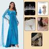 Snow White Ariel Anna Cinderella Bell Elsa Dress Adult Performance Costume