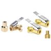 1/2pcs Portable Brass Tire Valves Adapters Replacement Leakproof Air Chucks for Efficient Inflation for Valves