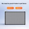 Folding Pet Fence Easy To Install Breathable Mesh Indoor Stairway No Drilling Supplies Retractable Safety Barrier For Cat Dog