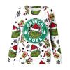 Women's Casual Fashion Christmas Print Long Sleeve O Neck Pullover Top Blouse Sweatshirt