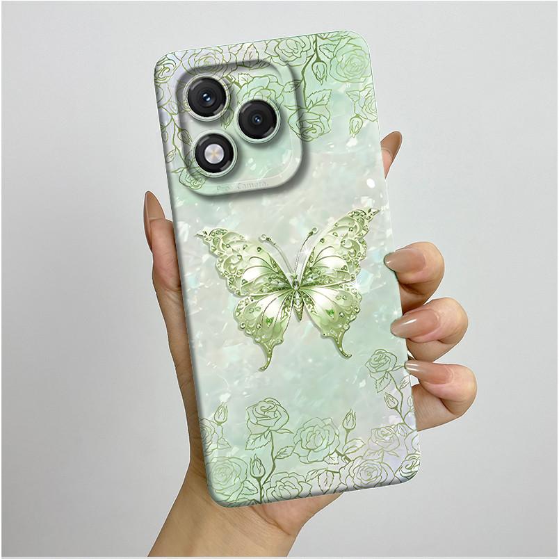 Pretty Butterfly Flowers Cover For Honor 400 Lite Casing ABR-NX1 For Honor 400 Honor400 Lite 5G Silicone Back Covers Case Bumper