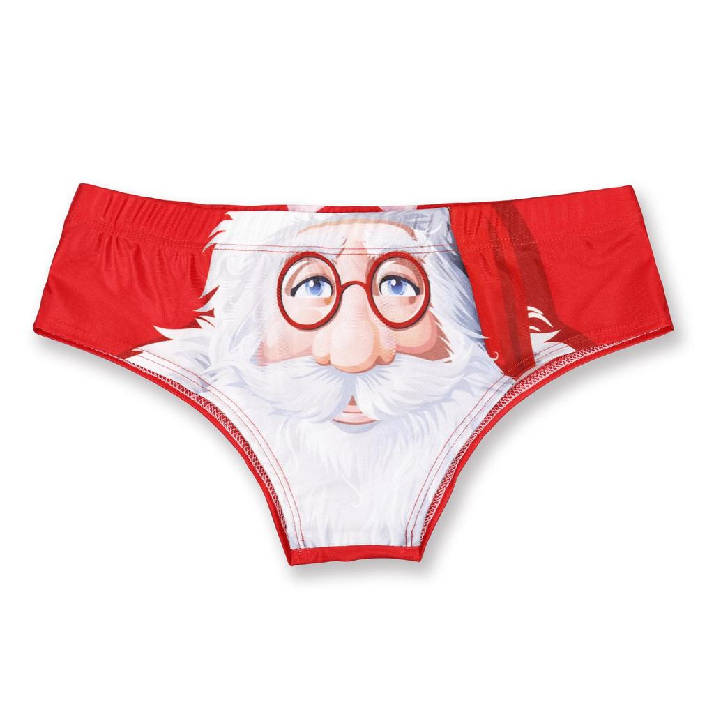 2024 Sexy Santa Claus Digital Print Women's Triangle Panties - B153-002