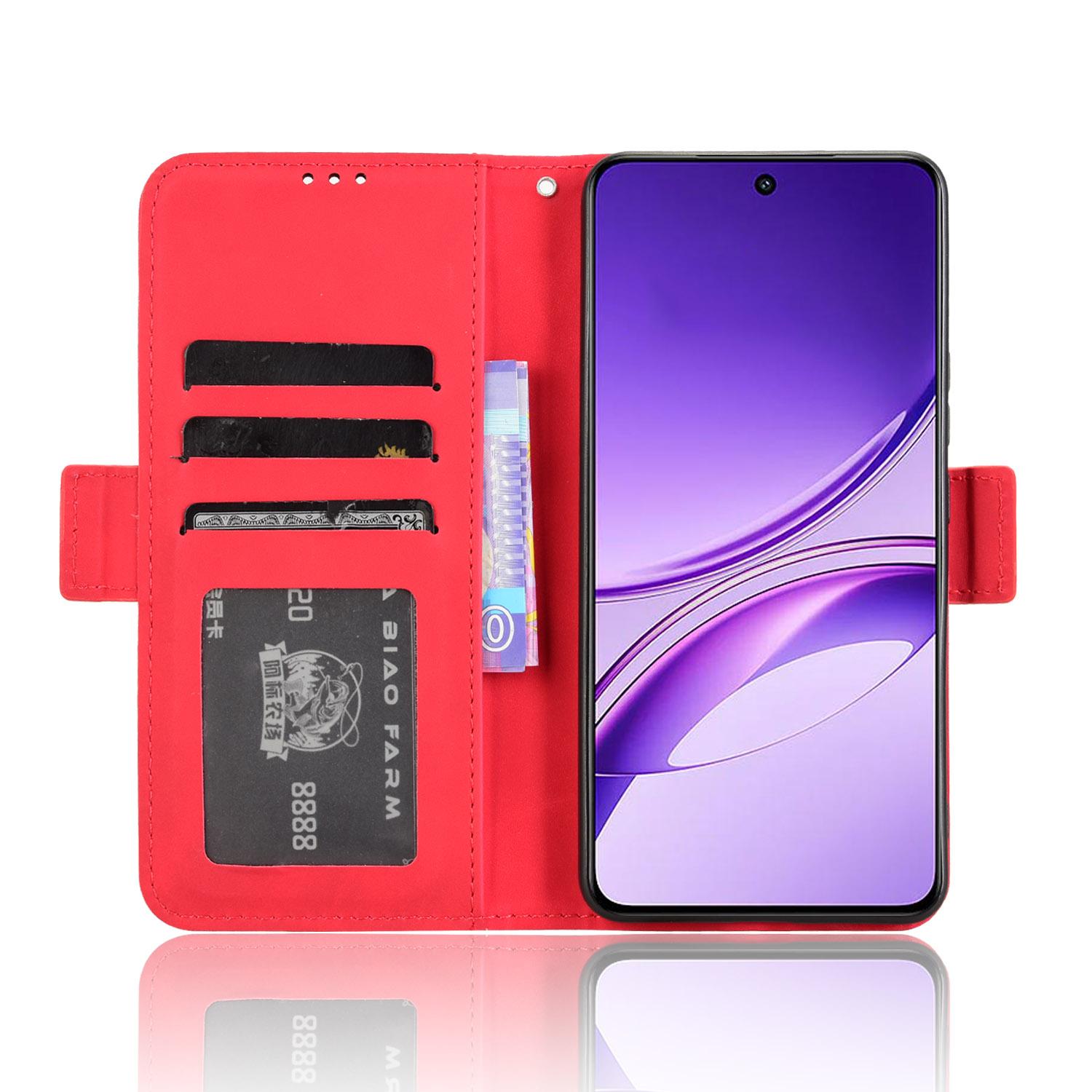 

For vivo V50 Lite 5G/4G Leather Case Phone Wallet Cover with Multiple Card Slots Brown