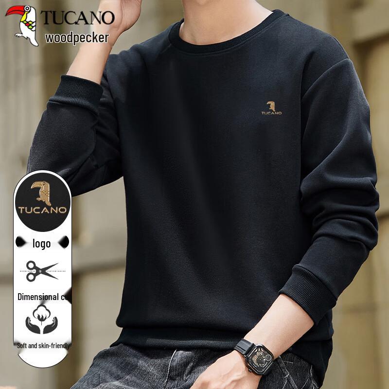 Tucano Men's Casual Business Round Neck Sweatshirt