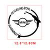 Car Logo Fuel Tank Sticker Waterproof Accessories Auto Tank Body Badge For MINI JCW CLUBMAN COUNTRYMAN CLUBVAN VAN Vision Urbanaut COUPE