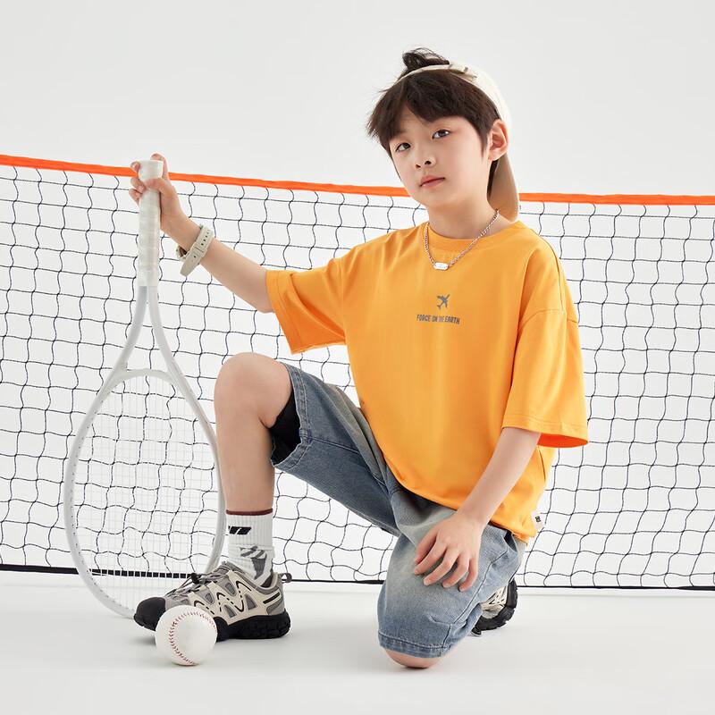 Boys' Earth Print Breathable Summer T-Shirt