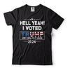 I Voted Trump Shirt Trump 2024 Election Tee Trump Supporter Gift Republican Tee