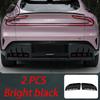For Xiaomi YU7 2025 Rear Spoiler Cover Modified Rear Lip Air Blade Diffuser Trim Frame Exterior Modification Accessories