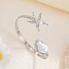 2025 Trendy Starfish Open Cuff Bangles Adjustable Armband Silver Gold Color Punk Flower Conch Geometric Upper Arm Bracelet for Women Beach Jewelry