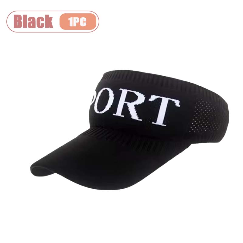 

1-5PCS Women‘s Open Top Sun Hat UPF Wide Brim Visor Cap Breathable Lightweight for Golf Tennis Beach Vacation Essential