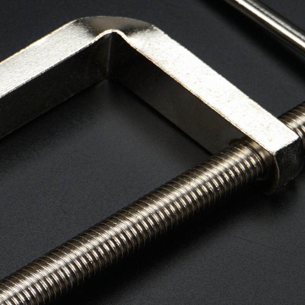 Steel C Clamp Silver Jaw Opening Heavy Duty Tiger Clamp  for Home Improvement