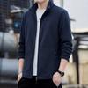 Embroidered Fleece And Thick Fleece Jacket For Men In Spring, Autumn, And Winter, Warm And Casual Jacket For Men