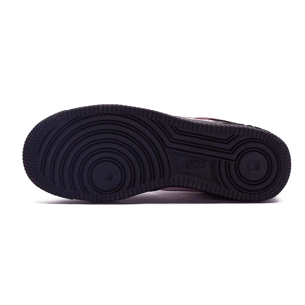Nike Air Force 1 Slip Resistant Abrasion Resistant Low top Skateboard Shoes Women's Black Pink DD8959-001(Team15-)