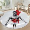 Cristiano Ronaldo Round Carpet Suitable for Decorate Room Living Rooms Entryway Balcony Anti-slip Round Rug Anime Office Decor Birthday Christmas Gift