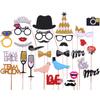 31pcs Funny Birthday Photo Booth Props DIY Wedding Groom Bridal Party Decor Baby Shower Bride To Be Bride Team Shooting Props