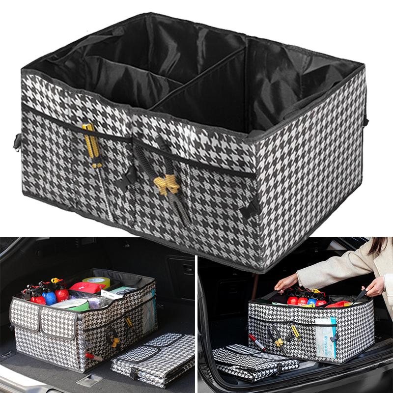 

Car Trunk Foldable Multifunction Storage Box Waterproof Durable Storage Tool Auto Organizer Automotive Accessories Universal